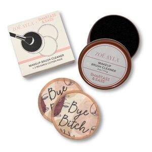 Zoe Ayla Bye B*tch Makeup Brush Cleaner + 2 Reusable Cotton Pads
